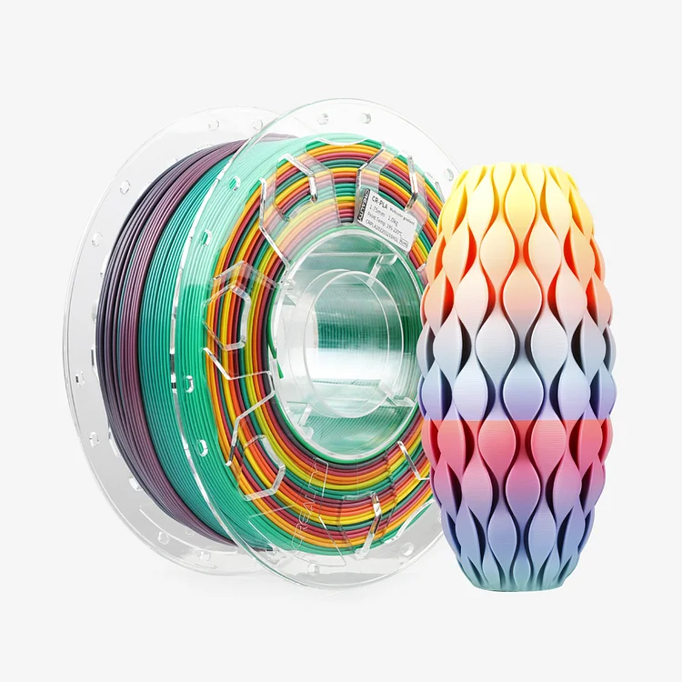 CR PLA 3D Printing Filament Rainbow