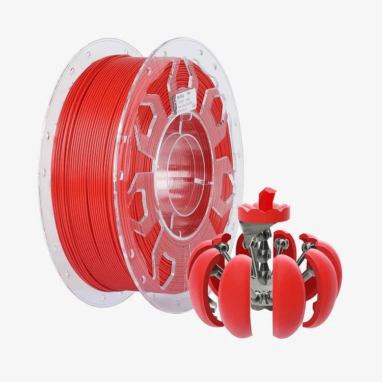 CR PLA 3D Printing Filament Red