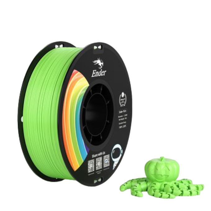 Ender PLA+ 3D Printing Filament Apple Green