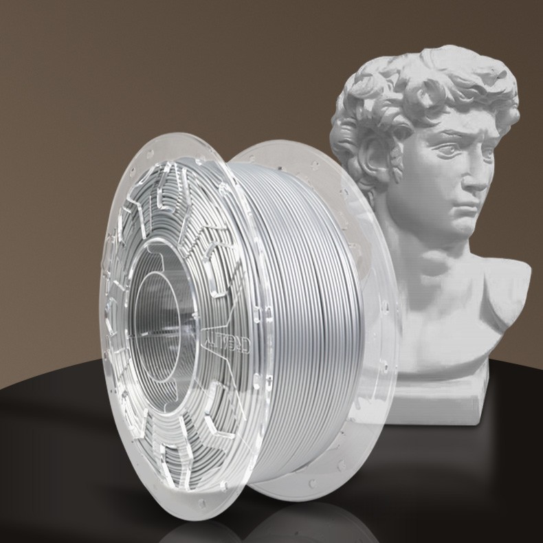 CR PLA 3D Printing Filament Silver